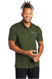 MM1006 Mercer+Mettle™ Stretch Pique Full-Button Polo